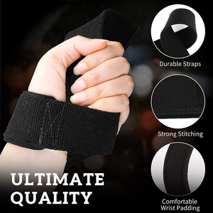 สายรัดข้อมือไนลอนสำหรับออกกำลังกายการเพาะกายยกน้ำหนัก - Product Image 4