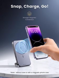 UGREEN Banco de energía magnética 10.000 mAh Magsafe Qi Cargador portátil inalámbrico PD 20W Paquete de batería de carga rápida Banco de energía de viaje - Product Image 6