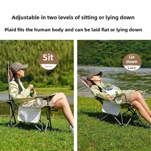 Sedia Pieghevole Portatile da Esterno con Telaio in Acciaio Leggero, Personalizzabile, per Picnic, Pesca, Spiaggia, Campeggio, Viaggi, all'Ingrosso - Product Image 4