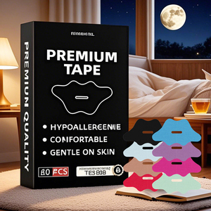 2026 Uplifted Sports Tape Patch nasal anti-ronflement physique, dispositif d'aide au sommeil en forme de bouche pour une nuit entière sans obstruction - Product Image 1