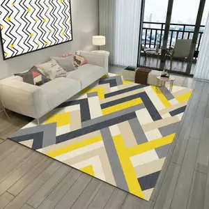 Factory Price New Carpet Morden 3d Printed Living Room Velvet Floor Carpets Cover