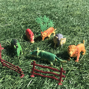 Set Educativo di Animali per Bambini Personalizzato <span class=keywords><strong>Serie</strong></span> Zoo Modelli Giocattolo del Mondo in Plastica Modellini Anime per Ragazzi - Product Image 3