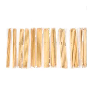 Nhọn Carbonized Tre Áo Len Kim Knitting Needles Weave Đan Khăn Dệt Đôi Nhọn Tre Đan Needles