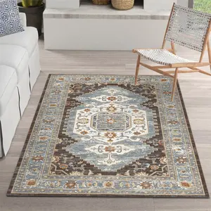 Amazon ODM/OEM persiano grandi tappeti da soggiorno studio morbidi con stampa digitale per camera da letto tappeto da comodino
