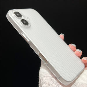 Custodia per telefono cellulare ondulata <span class=keywords><strong>Cover</strong></span> opaca PC antiurto per <span class=keywords><strong>iPhone</strong></span> 16 17 Air 17 Pro Max 16e 15 14 13 12 <span class=keywords><strong>11</strong></span> - Product Image 4