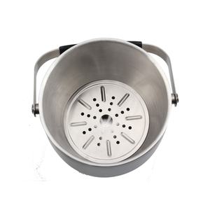 Seau à glace avec couvercle, pelle, pinces et passoire, seau à glace en acier inoxydable 3L pour garder la glace congelée plus longtemps - Product Image 6