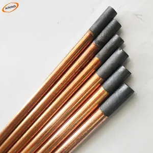 Chất Lượng Cao 16Mm Đường Kính 5/8*17 ''Đồng Tráng Gouging Carbon Hàn Carbon Que Gouging Que Điện Cực