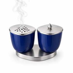 Antique Style Metal <b>Incense</b> <b>Burner</b> with Lid for <b>Incense</b> Sticks <b>Cones</b> and Aromatherapy Home Decoration - Product Image 2