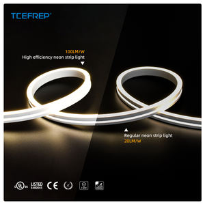 Tira de LED de Neón Flexible de Alta Luminosidad, 24V, 6mm, Impermeable, Vista Lateral, para Líneas Arquitectónicas - Product Image 1