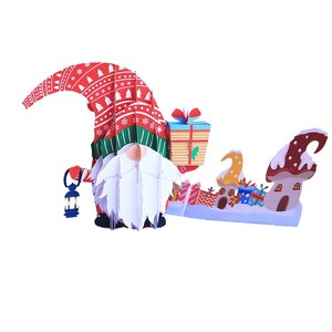 Factory Seller Handmade Xmas Gift <b>Paper</b> Lover 3D Santa Gnome Pop up Christmas Card Popup Greeting Cards for Christmas - Product Image 2