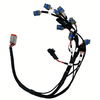 Kabel Harness Kendaraan Energi Baru Yihetai yang Dapat Disesuaikan, Kabel Sambungan Elektronik Terminal 15P ke 3/4/5P