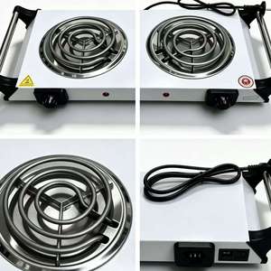 เตาไฟฟ้าแบบสองหัวเตา สเตนเลสสตีล พกพาสะดวก สำหรับครัวร้านอาหาร - Product Image 5