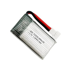 헬리콥터 쿼드콥터 용 BW <span class=keywords><strong>Lipo</strong></span> 752030 <span class=keywords><strong>3.7V</strong></span> <span class=keywords><strong>400mAh</strong></span> 25C 고속 리튬 이온 폴리머 배터리 - Product Image 3