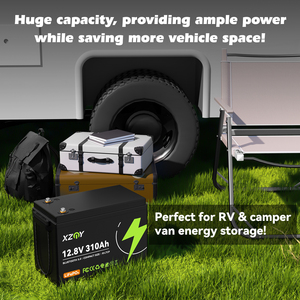 Batería de Litio de 12V 310Ah, Batería de 300Ah para Autocaravana, Motor Marino, Energía Solar, Sistema Fuera de la Red, Cabaña, Camping, 12.8V 300AH, 12v 310ah - Product Image 1