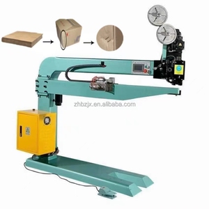 ZHENHUA GDJ Machine à coudre en <span class=keywords><strong>carton</strong></span> <span class=keywords><strong>carton</strong></span> facile à utiliser Machine à clouer en <span class=keywords><strong>carton</strong></span> ondulé avec double servo - Product Image 1