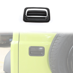 JOP4X4 Protection de poignée de porte en ABS chromé de haute qualité, effet fibre de carbone, autocollant de coque de protection, installation facile, nouveau noir 2018+ - Product Image 2