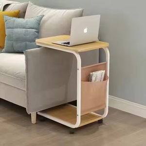 Hiện Đại Đơn Giản Tre Phòng Ngủ Cạnh Giường Ngủ Lưu Trữ Giá Với Bánh Xe Di Chuyển Gỗ Bảng Điều Chỉnh Phong Cách Chuyển Đổi Giao Diện Điều Khiển Bảng Cho Phòng Khách - Product Image 4
