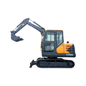 Pelle sur chenilles compacte d'occasion Hyundai HX60G de 6 tonnes, godet de 25 m3, équipement de terrassement en vente - Product Image 1