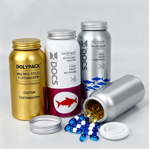 Bouteilles <span class=keywords><strong>en</strong></span> <span class=keywords><strong>aluminium</strong></span> pour produits de <span class=keywords><strong>santé</strong></span> 100 ml 150 ml 200 ml Boîtes à large ouverture scellées pour vitamines avec anneau de traction <span class=keywords><strong>en</strong></span> plastique - Product Image 6