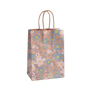Bolsas de Papel Kraft Impresas Personalizadas, Reciclables, para Compras, Ropa, Regalos, Comida para Llevar, con su Propio Logotipo - Product Image 1