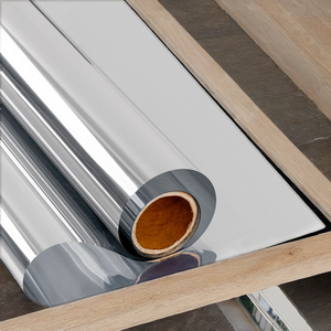 High Quality Modern Transparent PET Film Roll Self-Adhesive Eco-Friendly Durable Decorative Heat Insulation <b>Kitchen</b> Furniture - Product Image 2