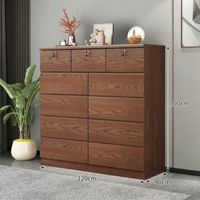 Armoire de rangement moderne en bois à 11 tiroirs pour chambre et salon - Design autoportant, écologique et durable