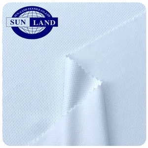 ชุดทำงานชุดเสื้อโพลีเอสเตอร์<span class=keywords><strong>100</strong></span>ป้องกันไฟฟ้าสถิตถักนิตติ้งนกตาตาข่ายผ้ากีฬาด้านบน - Product Image 6