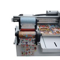Imprimante UV DTF automatique multifonctionnelle 6090 Imprimante numérique à jet d'encre UV à plat avec tête d'impression XP600/TX800 Fonction rouleau à rouleau