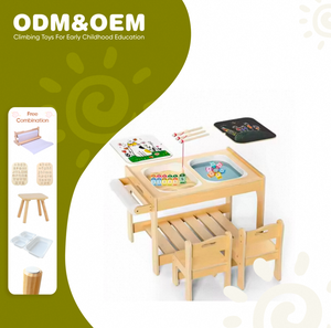 2 Lưu Trữ Thùng Nghiên Cứu Bảng Trẻ Em Phòng Ngủ Bằng Gỗ Hộp Cát Nước Cảm Giác Chơi Ks Hoạt Động Bảng Với Bìa Cho Phòng Chơi - Product Image 1