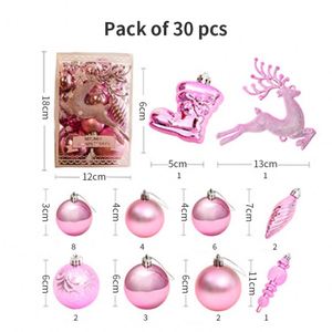Árbol de Navidad flocado 2023 preiluminado con nieve, mini árbol de Navidad rojo para mesa, ideal para promoción - Product Image 4
