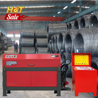 Haute vitesse automatique CNC vis fer renfort bobine fil d'acier tige de coupe acier métal barre redressage faisant la Machine
