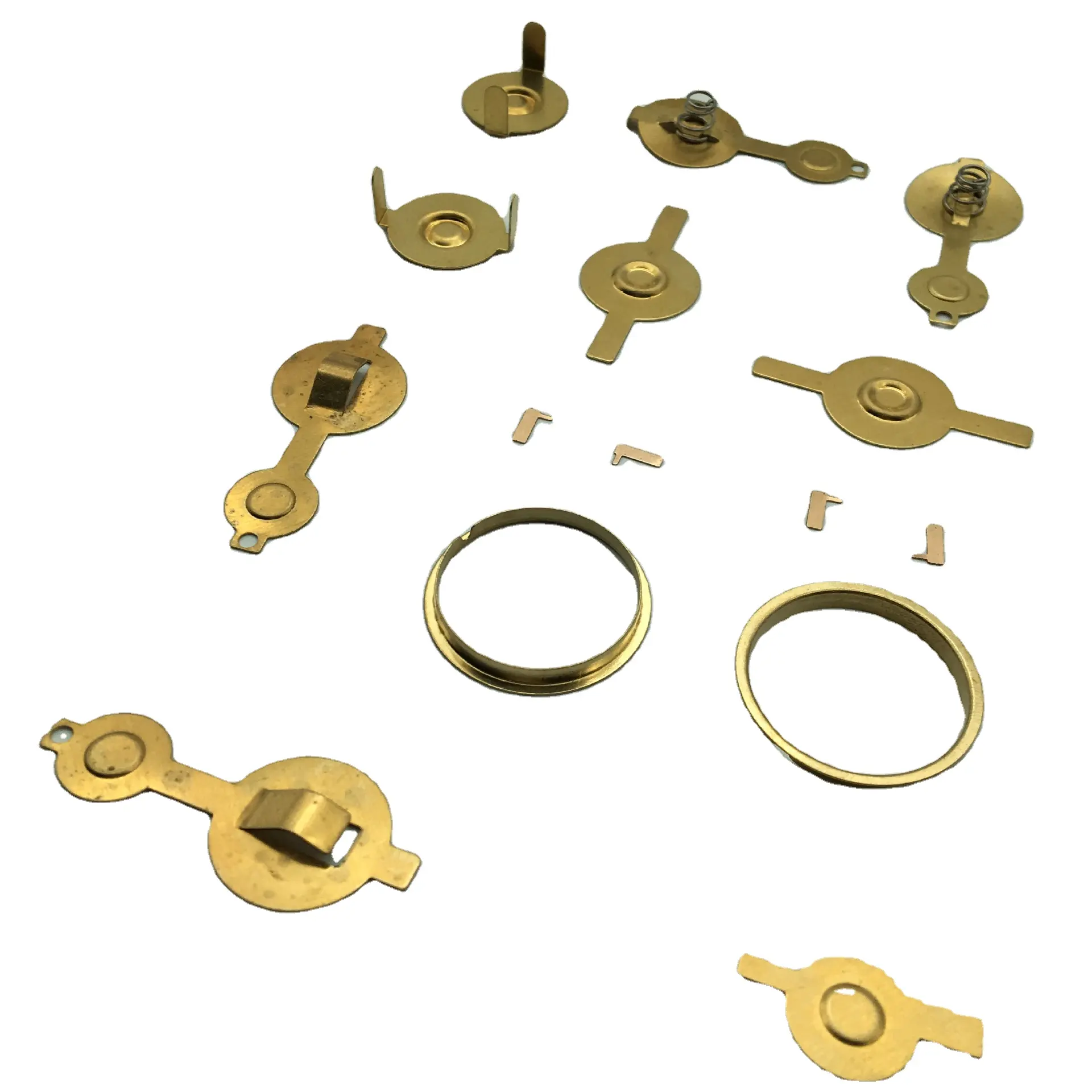 Contacteur à ressort, Bronze et phosphore scellé, personnalisé, de haute qualité, plaqué or, pièces