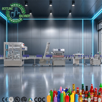 Machine de remplissage, bouchage et étiquetage linéaire à 2, 4, 6, 8 ou 10 têtes, à rendement élevé (ROI), pour contenants en plastique ronds ou ovales de 0 à 5000 ml