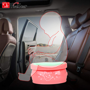 Chaise d'apprentissage de la propreté en plastique confortable FiveStar pour filles, siège de toilette d'urgence pour tout-petits - Product Image 2