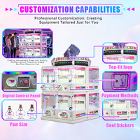 Machine à Primes Modulaire Kising 8 Joueurs, Jeu 3-en-1 pour Figurines, Boîtes Mystères, Gashapon et Cartes