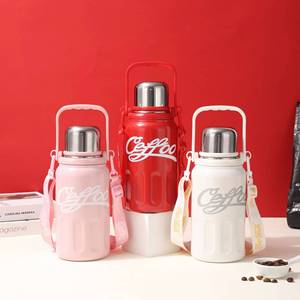 <b>Large</b> Capacity Stainless Steel Leak-Proof Outdoor Portable Vacuum <b>Flask</b> with Thermal Insulation for Sports - Product Image 1