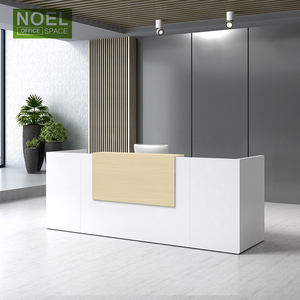 Muebles de Oficina para Recepción al por Mayor, Mostrador de Recepción Color Nogal - Product Image 3