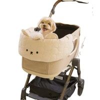 Nouvelle Coussinette Magnétique Double Face en Tissu Style Coréen Ourson Mignon JXANRY pour Poussette d'Animal de Compagnie avec Protection de Bordure