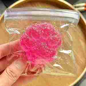 ของเล่นบีบลดความเครียดรูปอุ้งเท้าแมวคริสตัลน้ำตาลน่ารัก ทำจาก TPR เหมาะสำหรับเด็กและผู้ใหญ่ ของขวัญคลายเครียด ของเล่นอุ้งเท้าแมว - Product Image 3