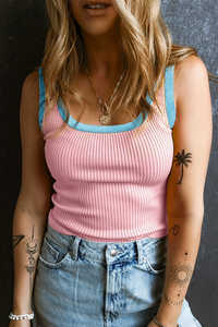 Maglietta da palestra con logo personalizzato con Logo personalizzato e maniche bianche senza maniche, - Product Image 2