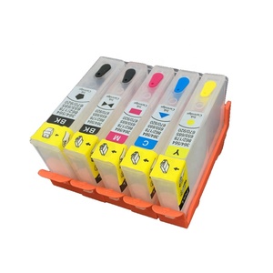 Cartouche d'encre rechargeable 5 couleurs avec puce ARC Compatible pour ordinateur de bureau <span class=keywords><strong>HP364</strong></span> 862 564, vente d'usine - Product Image 1