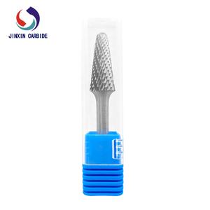 Fresas Rotatorias de Carburo de Tungsteno Recubiertas Jinxin, Corte Simple/Doble, 90 Cónicas, Herramientas Eléctricas de Pulido, OEM, 70 mm de Longitud - Product Image 3