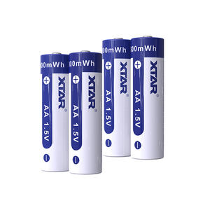Baterai Lithium Isi Ulang XTAR AA 4pcs/pak 1.5v Li-ion untuk Kunci Elektronik, Pemutar Mp3, Video, Lampu Tenaga Surya, Baterai AA Isi Ulang - Product Image 1