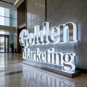 Enseigne de magasin en lettres 3D en acrylique éclairées par LED, design personnalisé, rétroéclairées, installation facile pour une utilisation en extérieur - Product Image 3