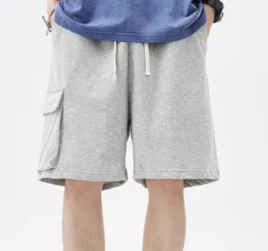Шорты с градиентом и обезьяной 340 г, модные брендовые брюки из пяти предметов для мужчин