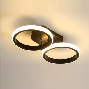 Lampada da soffitto in acrilico moderno con Design semplice lampada a LED in alluminio corpo lampada per soggiorno per sala studio corridoio illuminazione del soffitto - Product Image 4