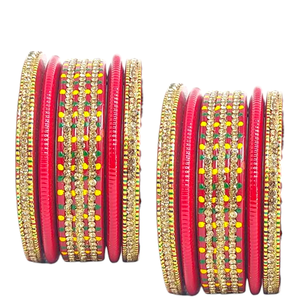 Jaipur Lac Bangle Set Handmade Traditional Rajasthani Ethnic Jewelry Collection for Weddings Festivals and Everyday Fashion Wear - Product Image 6