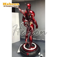 Vente flash - Figurine de super-héros grandeur nature MK50 Iron Man - Statue en fibre de verre grandeur nature - Sculpture Iron Man