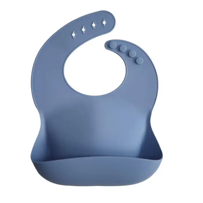 New Fashion Soft safe Approved Baby Bibs Custom Solid Color Silicone Adult Bibs for Children