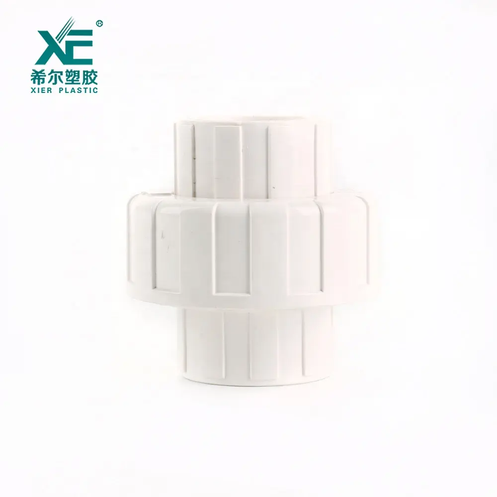 Conector de unión de accesorios de tubería de plástico de calidad profesional, hecho en China, 1/2 "-2"